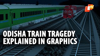 WATCH Graphic Explainer Of Bahanaga Train Tragedy In Odisha  Balasore Train Accident  OTV News [upl. by Cadmann699]