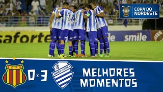 Sampaio Corrêa 0 x 3 CSA  Gols e melhores momentos  3ª rodada  Copa do Nordeste 2019 [upl. by Vigen]