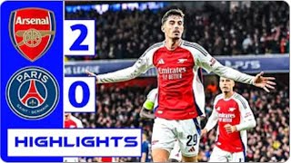 Arsenal vs PSG 20 All Goals  ExtendedHighlights [upl. by Malina609]