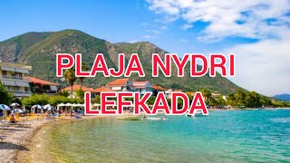 La pas pe plaja NIDRI LEFKADA Grecia  Walk in NYDRI BEACH LEFKADA Greece  Λευκάδας [upl. by Thisbee]