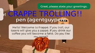 TROLLING AT FRAPPE TRAININGS 2  ROBLOX TROLLING [upl. by Ephrem]