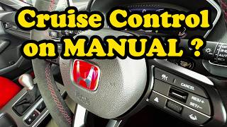 Civic Type R FL5  Adaptive Cruise Control on MANUAL [upl. by Monah]