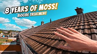 8 YEARS OF MOSS Biocide Roof Treatment [upl. by Akeemahs649]