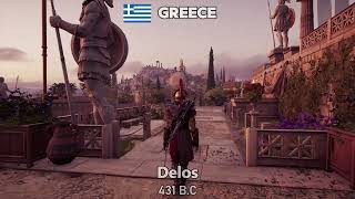 Assassins creed Odyssey complete all cities exploration 4k Max graphics [upl. by Milore]