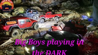 Night time Crawling Rc Crawlers Kincumber Nov 2024 [upl. by Clova]