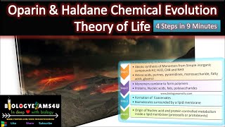 What is OparinHaldane Theory of Chemical Evolution of life Simplified in 4 Steps [upl. by Llerdnek]