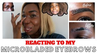 My Horrible MicroBlading Healing Process Day 1 to 12  I Got A Wound and Reaction [upl. by Maxma]