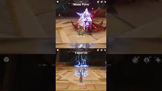 Mono Pyro vs Vaporize What is The Best Team for Arlecchino in Genshin Impact genshinimpact [upl. by Aiki]