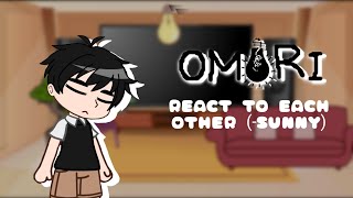 OMORI react to each other SUNNY  Gacha Club x Omori  GCRV  no part 2 [upl. by Assirk622]