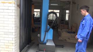 Automatic powder coating system painting reciprocator [upl. by Hayyifas]