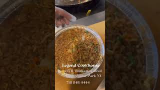 Making Guyanese Chinese Fried Rice at Legend Cookhouse [upl. by Tamiko155]