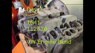 How to Rebuild VW 1641 air cooled Engine  DAY7 compression check112620 1641 Engine Build [upl. by Ennahtebazile719]