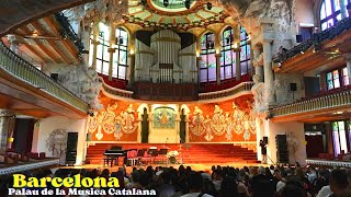 Palau de la Música Catalana in Barcelona Spain Watching Students’ Concert [upl. by Cecily]