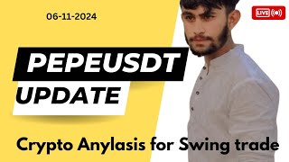 update of swing trade in crypto trading  PEPEUSDTP [upl. by Virgy]