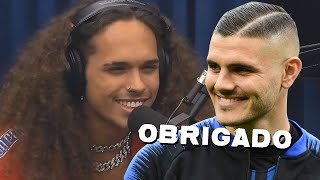 Mauro Icardi agradece Vitão ao vivo [upl. by Yar]