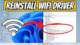 Reinstalling a Wireless Network Adapter Driver in Windows 2024 [upl. by Barber]