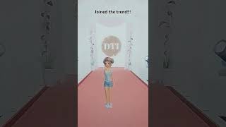 JOINED THE TREND anouskaplays dti roblox trend [upl. by Ocsisnarf]