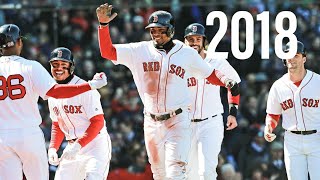 Boston Red Sox 2018 grand slams [upl. by Quintina]