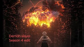 improved version out Demon slayer edit  Aniplex inc  song by ChrisGreyMusic let the world burn [upl. by Ococ814]