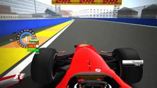 rFactor FSONE 2009 Ferrari Sound Preview [upl. by Atinob]