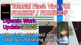 Tutorial Flash Vivo Y81 PD1732F via SP FlashTool [upl. by Yroger370]