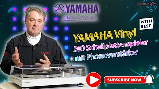 YAMAHA Vinyl 500 Schallplattenspieler mit Phonoverstärker  Mandrops AG  mandrops yamaha vinyl [upl. by Atalanti]