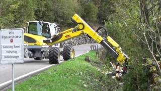 Menzi Muck M545 mit Forstmulcher  with forestry mulching unit [upl. by Vadim]