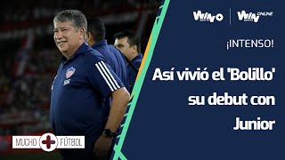 Así vivió Bolillo Gómez el Junior vs Santa Fe [upl. by Raskind]