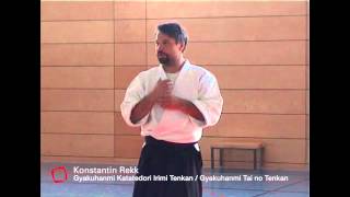 Aikido Principles Irimi Half Step First Contact  Irimi Tenkan  Tai no Tenkan   part 4 [upl. by Annayhs535]