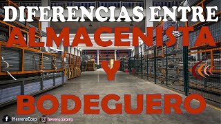 Diferencias entre Almacenista y Bodeguero [upl. by Yenot]