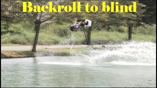 Air Trick Backroll to blind tutorial Best wakeboard tutorial [upl. by Pammy]