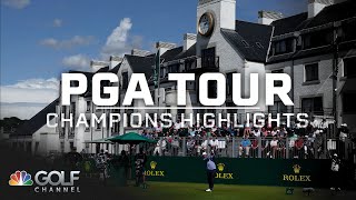 PGA Tour Champions Highlights The Senior Open Championship 2024 Round 3  Golf Channel [upl. by Seaton517]