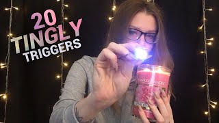 ASMR  20 TINGLY TRIGGERS FOR ASMR AND EDUCATION [upl. by Alyahsal847]