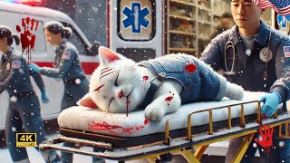 Kitten in Car Accident 🚘 Parents Arguing  Part 6😿 cat ai catlover catvideos cutecat aicat [upl. by Kwang]