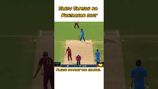 Sanju Samson Ka Khatarnak Shot  cricket shorts gaming [upl. by Shandee181]