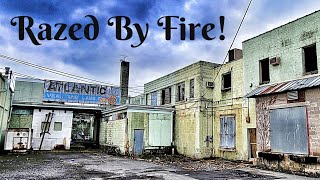 Abandond Atlantic Veal and Lamb Slaughterhouse Now Razed By Fire [upl. by Llehsem829]