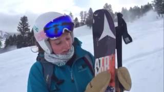 2015 ATOMIC Backland 95 Video Ski Review [upl. by Kitti]