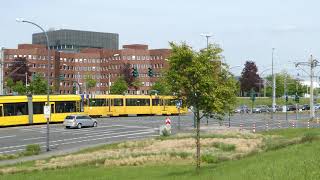 1 Stunde RuhrBahn Straßenbahn und Busse in Essen Altendorf Berufsverkehr [upl. by Carlick]