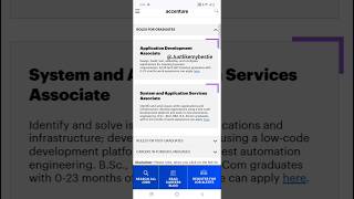 How to apply for a Job form careers portal👍 job accenture career portal justlikemybestie [upl. by Attenyw]