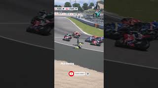 the really crazy Jerez MotoGP race  MOTOGP Funny Crash Compilation [upl. by Alul]