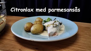 Citronlax med parmesansås [upl. by Claudelle]