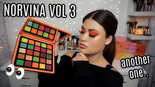 NORVINA PRO PIGMENT PALETTE V3 🍂First Impression amp Swatches [upl. by Johathan331]