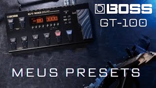 BLACK FRIDAY  PRESETS PARA BOSS GT100  TIMBRE PACK WANDER PONZO [upl. by Whorton]