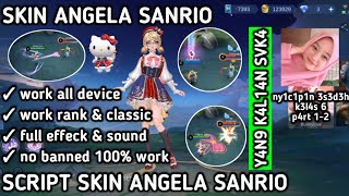 SCRIPT SKIN ANGELA SANRIO  REVIEW [upl. by Amzaj]