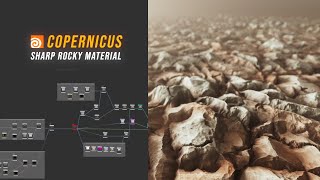 Houdini 205 Copernicus Tutorial  Creating a Sharp Rock Material [upl. by Ciprian]