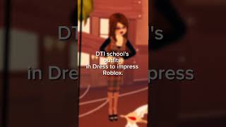 Roblox dti schools outfits [upl. by Annahpos]