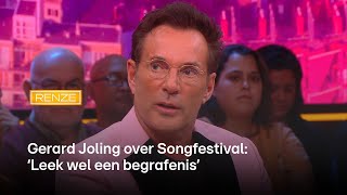 Gerard Joling over Songfestival Leek wel een begrafenis  Renze [upl. by Bond275]