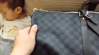 Louis Vuitton Damier COBALT Keepall 55 Bandouliere Review Deep Navy Blue [upl. by Diane]