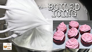 HOW TO MAKE BOILED ICING  Super Stable [upl. by Leva]