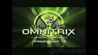 Ben 10 Secret of the Omnitrix Promo Trailer Cartoon Network Original 2007 [upl. by Anirahs]